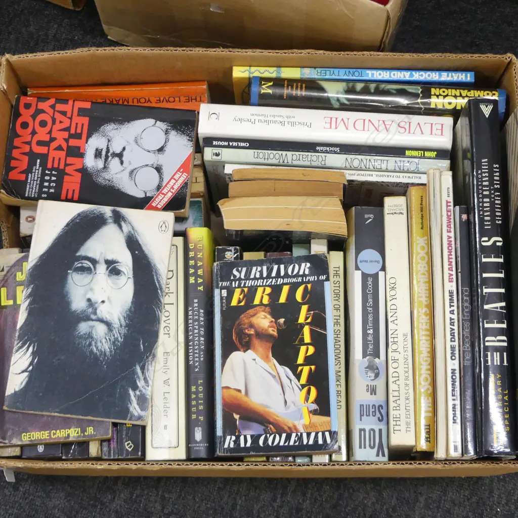 BOOKS; POP MUSIC BIOGRAPHIES; LENNON ETC Image 1++