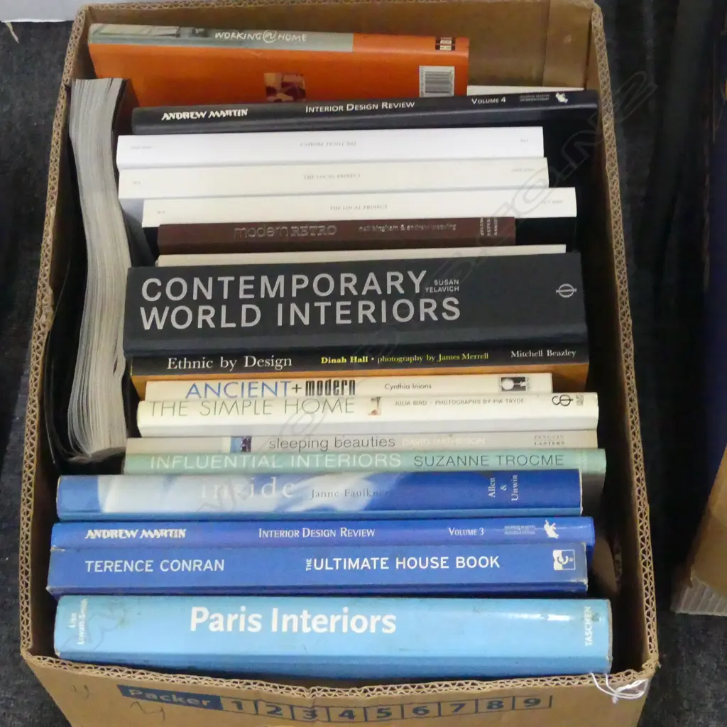 ASST. BOOKS; INTERIOR DESIGN INTEREST Image 1++