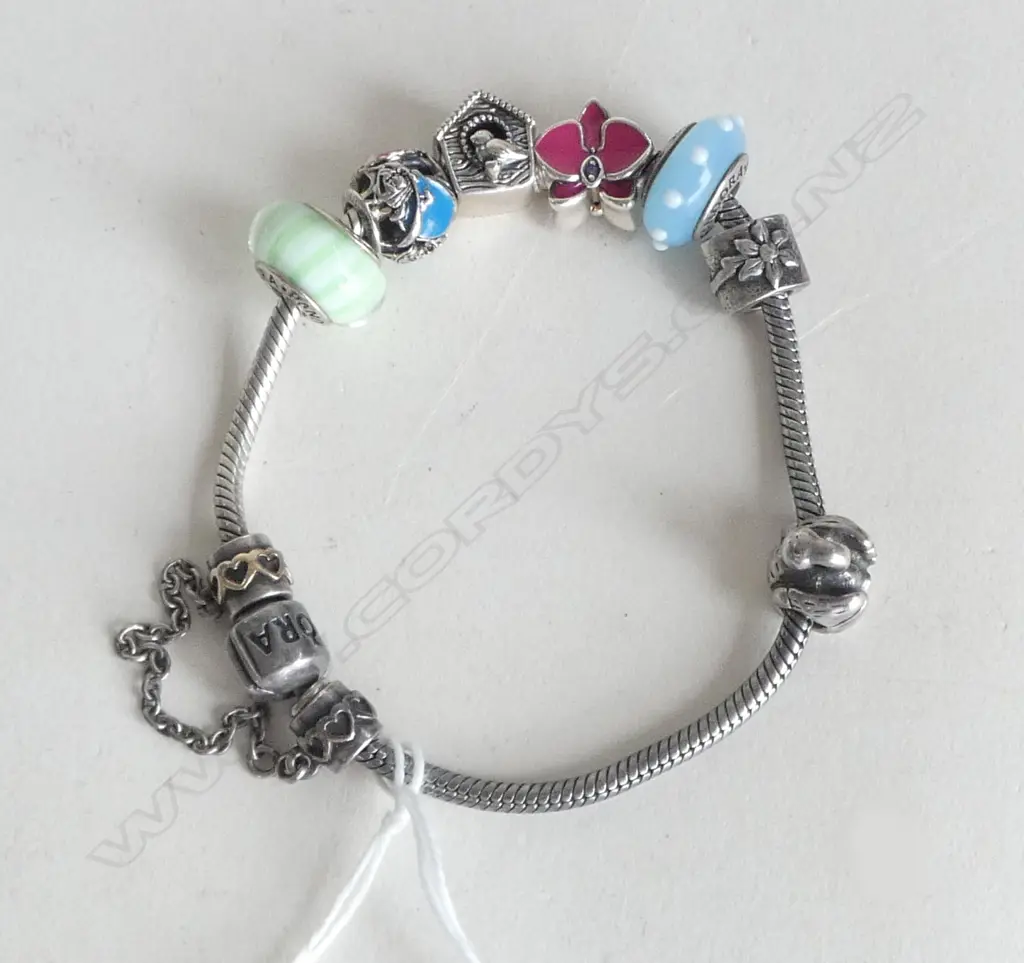 PANDORA CHARM BRACELET w. ORIGINAL BOX Image 1++