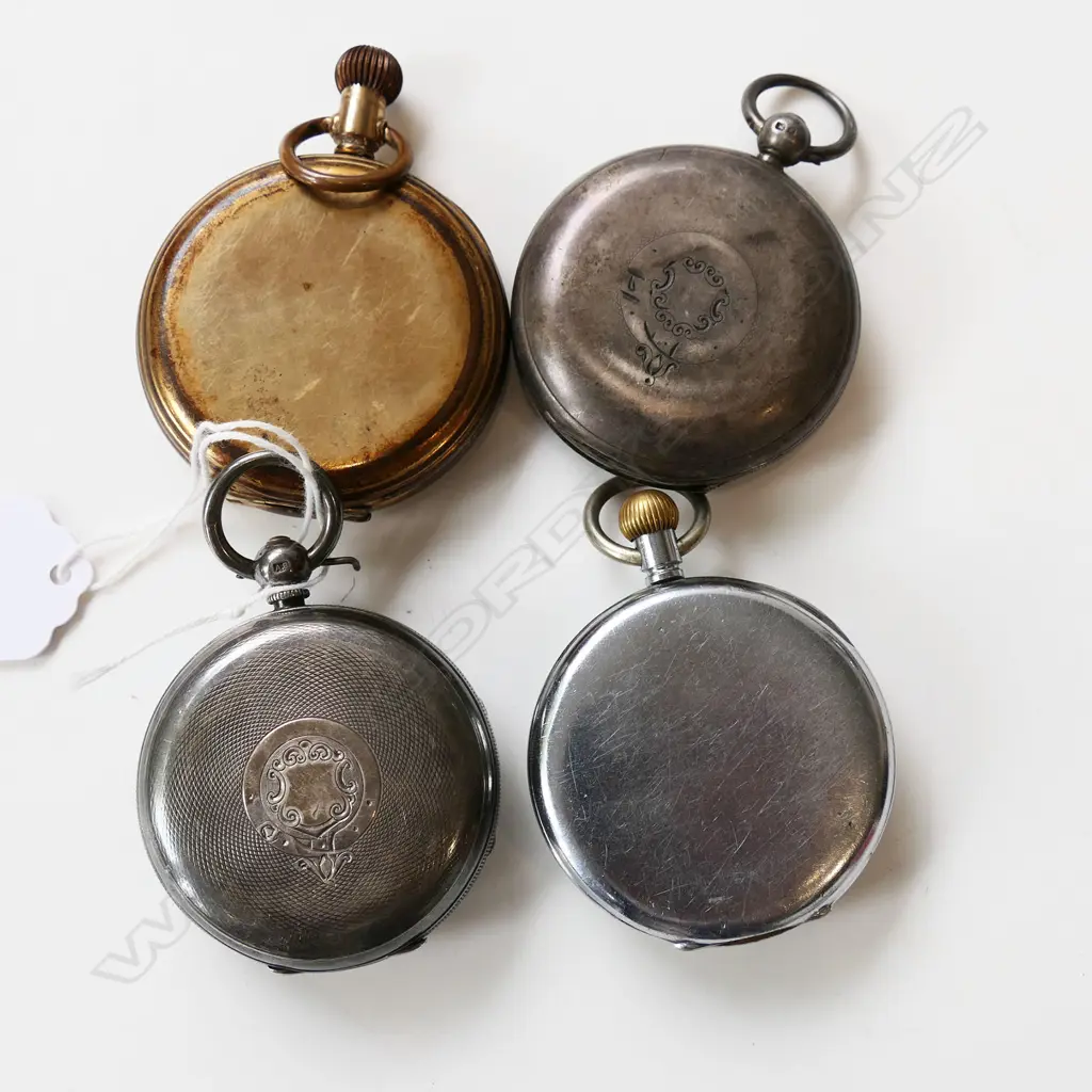 4 POCKETWATCHES, 2 STG *correct photo updated Image 1++