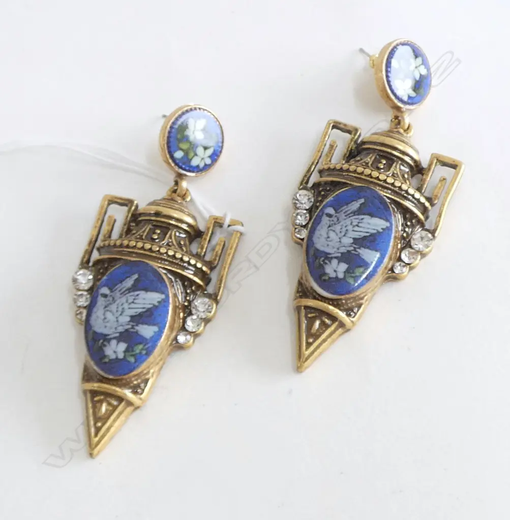 PR COSTUME ETRUSCAN EARRINGS H.70mm Image 1++