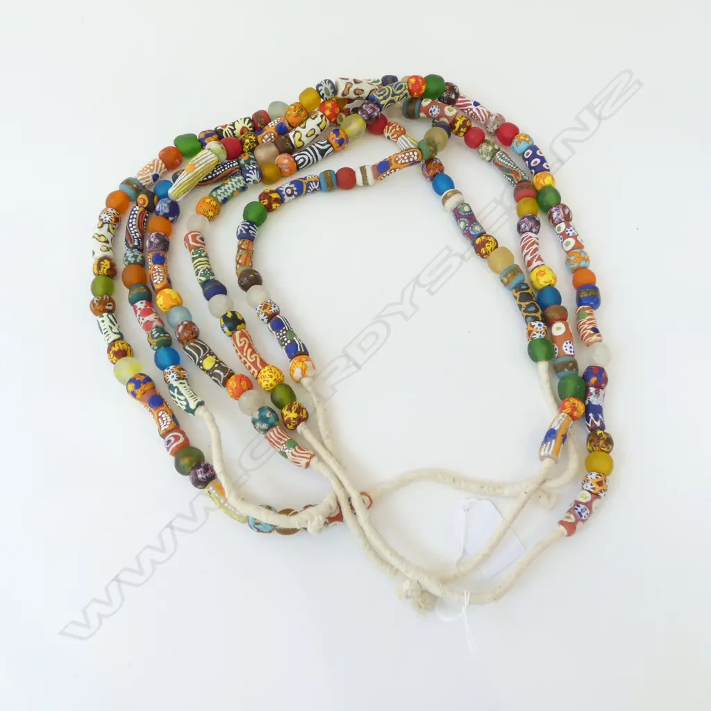 4 BEADED NECKLACES Image 1++