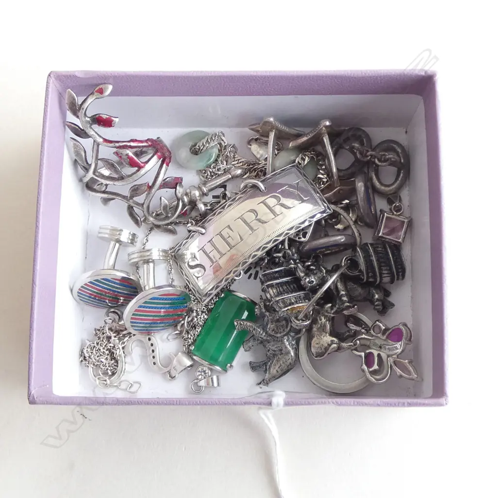 ASST STG SILVER JEWELLERY, SILVER ETC Image 1++