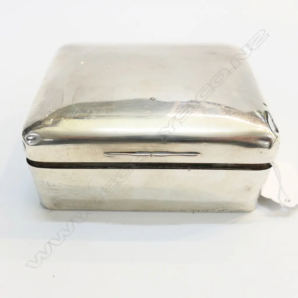 STG SILVER BOX, LONDON 1912 110x95x50mm Image 1++
