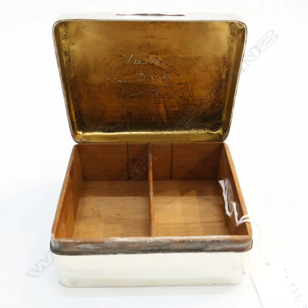 STG SILVER BOX, LONDON 1912 110x95x50mm Image 1++