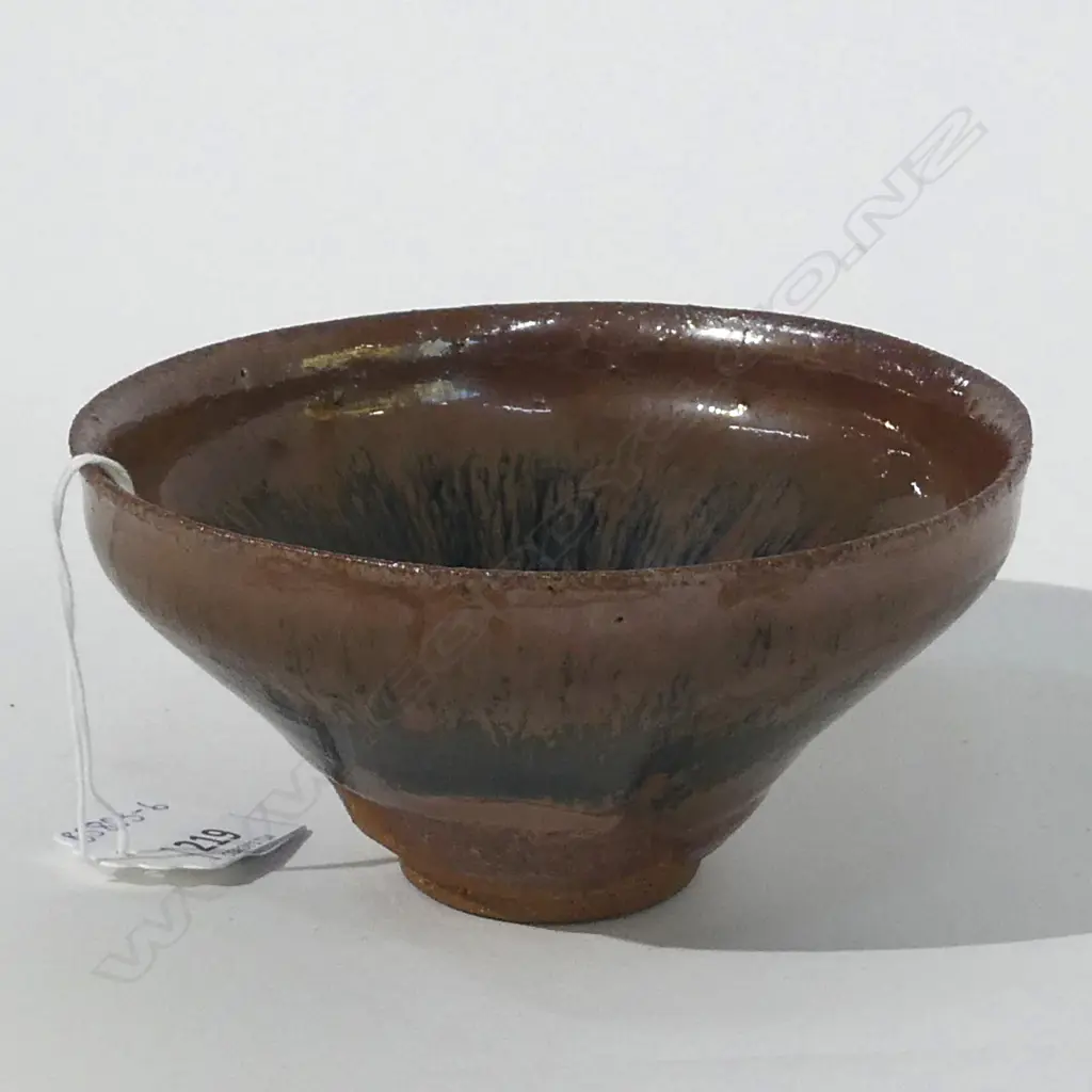 DYNASTY STYLE SONG BOWL Hare's fur glaze -DIA 120MM Image 1++