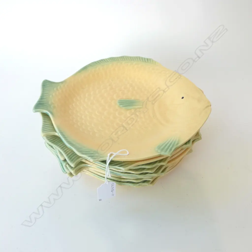 10 SHORTER & SONS FISH PLATES W.240mm Image 1++