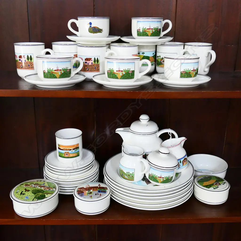 VILLEROY & BOCH 'DESIGN NAIF' PART TEA/DINNER SERVICE Image 1++