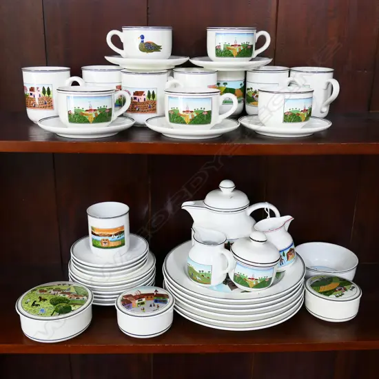 VILLEROY & BOCH 'DESIGN NAIF' PART TEA/DINNER SERVICE