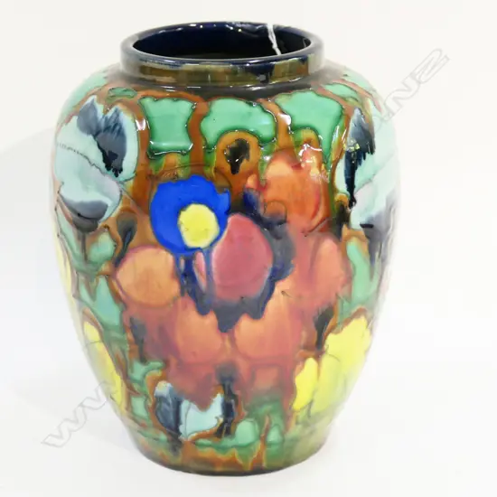 JAPANESE GLAZED VASE H.200mm