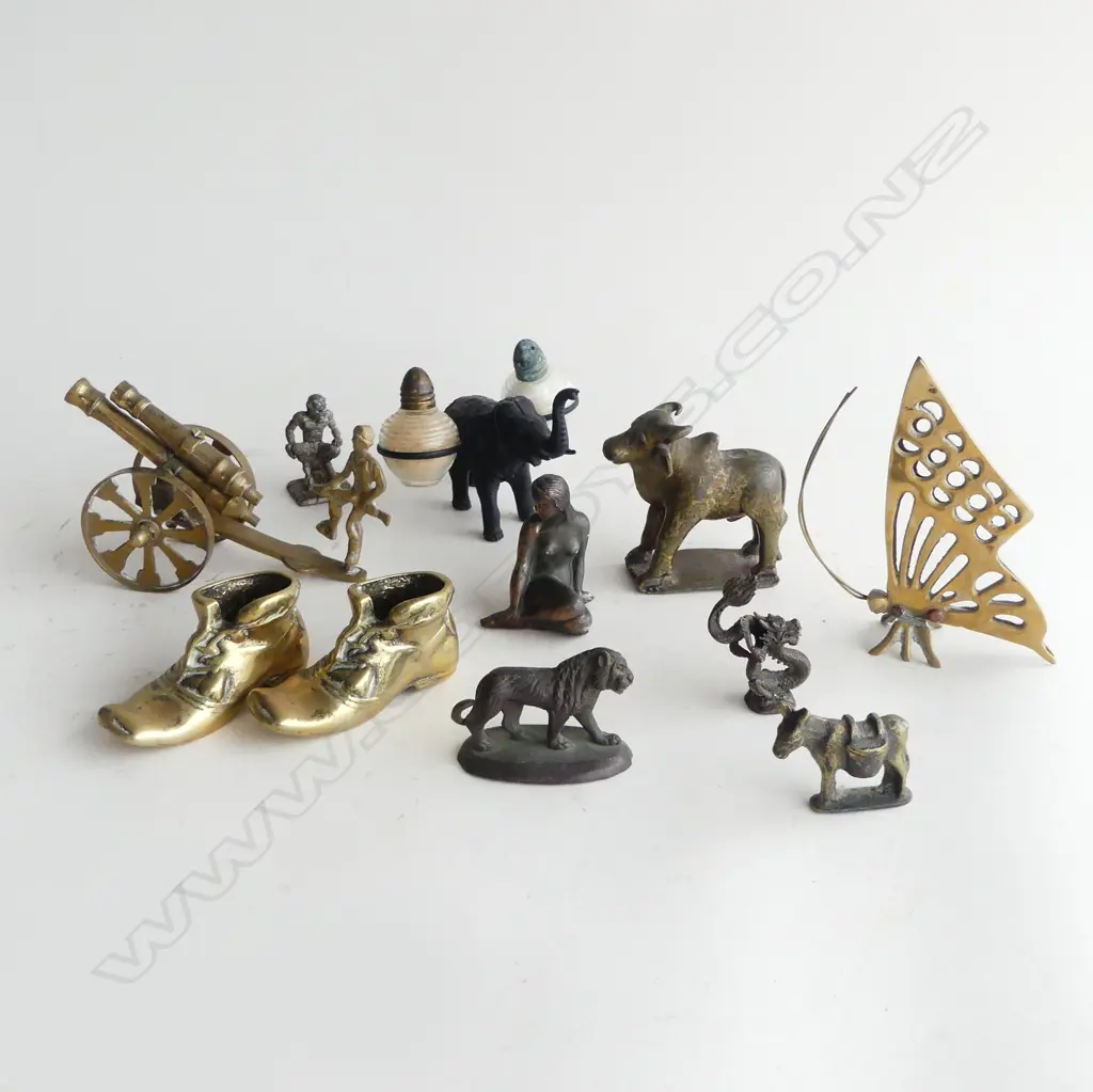  ASST BRONZE & BRASS COLLECTABLES etc Image 1++