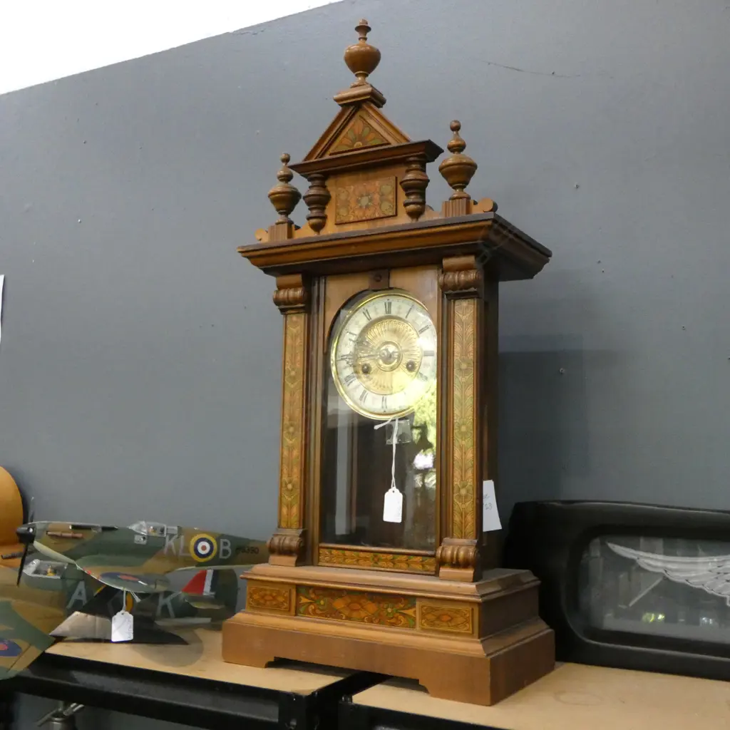 VINTAGE GERMAN GINGERBREAD CLOCK H.700mm Image 1++