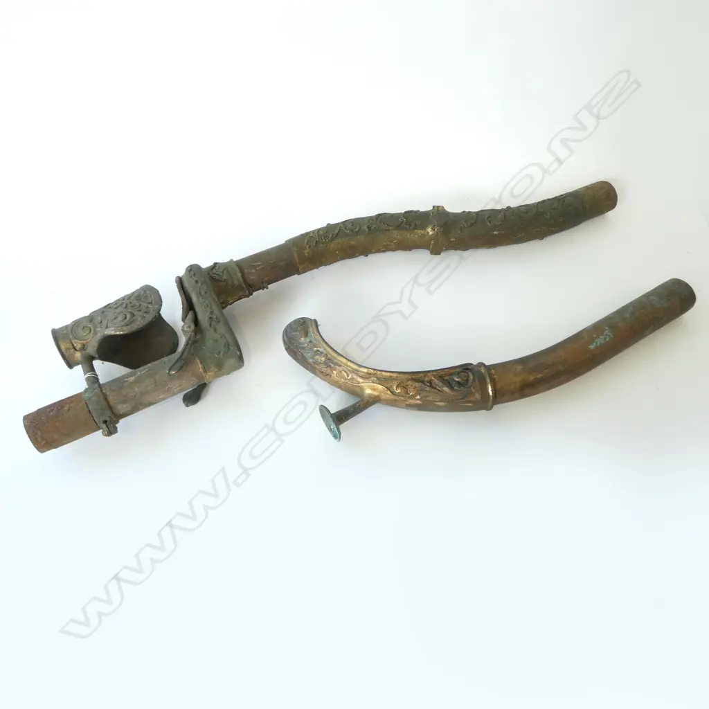 VINTAGE DOCUMENT CHUTE  ATTRIBUTED TO THE SMITH & CAUGHEY BUILDING Image 1++