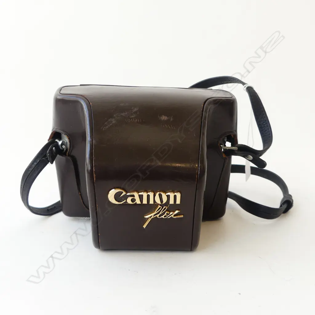CANON CANONFLEX R2000 R 2000 CAMERA with 50mm F1.8 CANONMATIC LENS. In leather case Image 1++