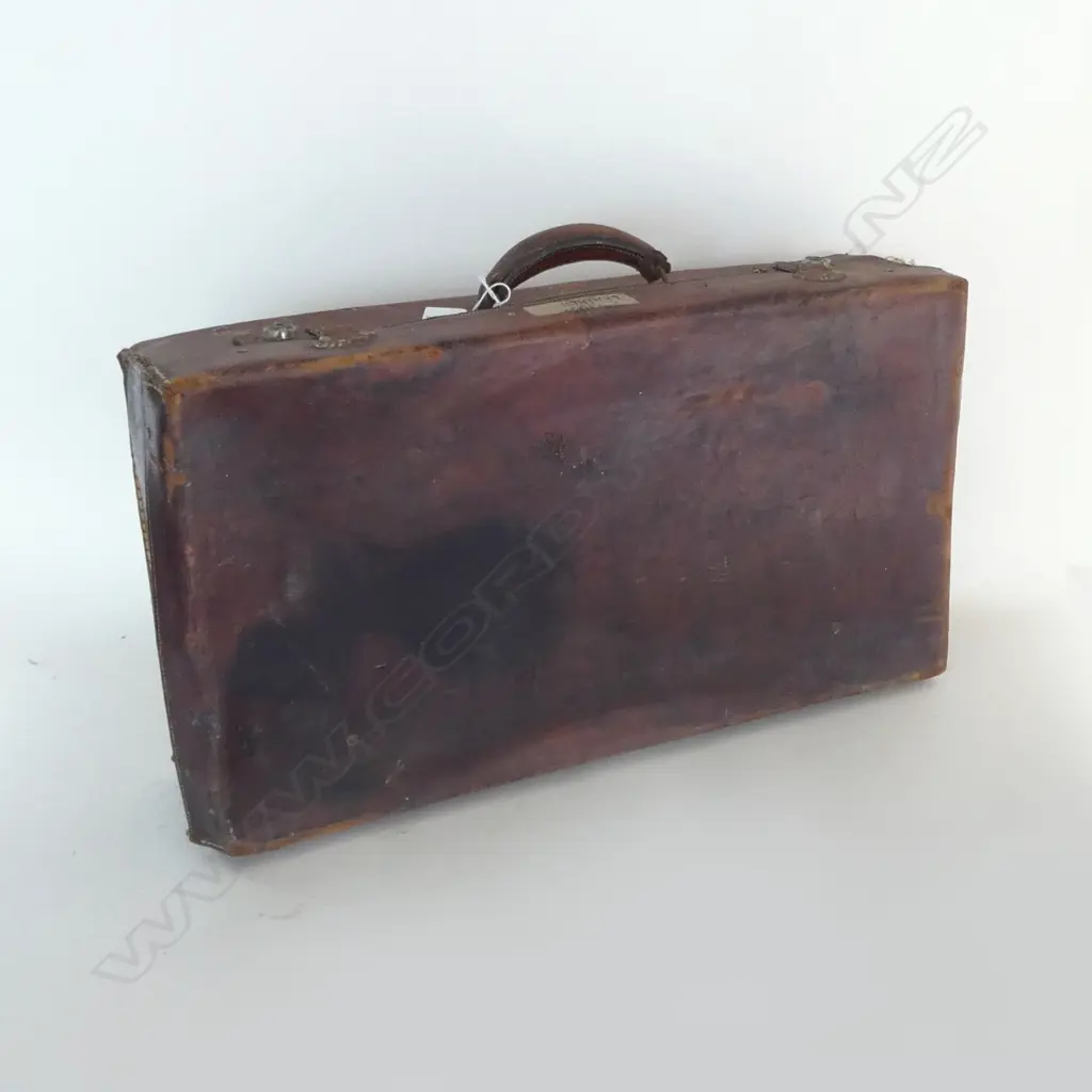 VINTAGE LEATHER SUITCASE W.650mm AF Image 1++