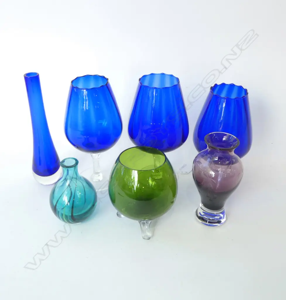 7 PCES ART GLASS H.205mm Image 1++