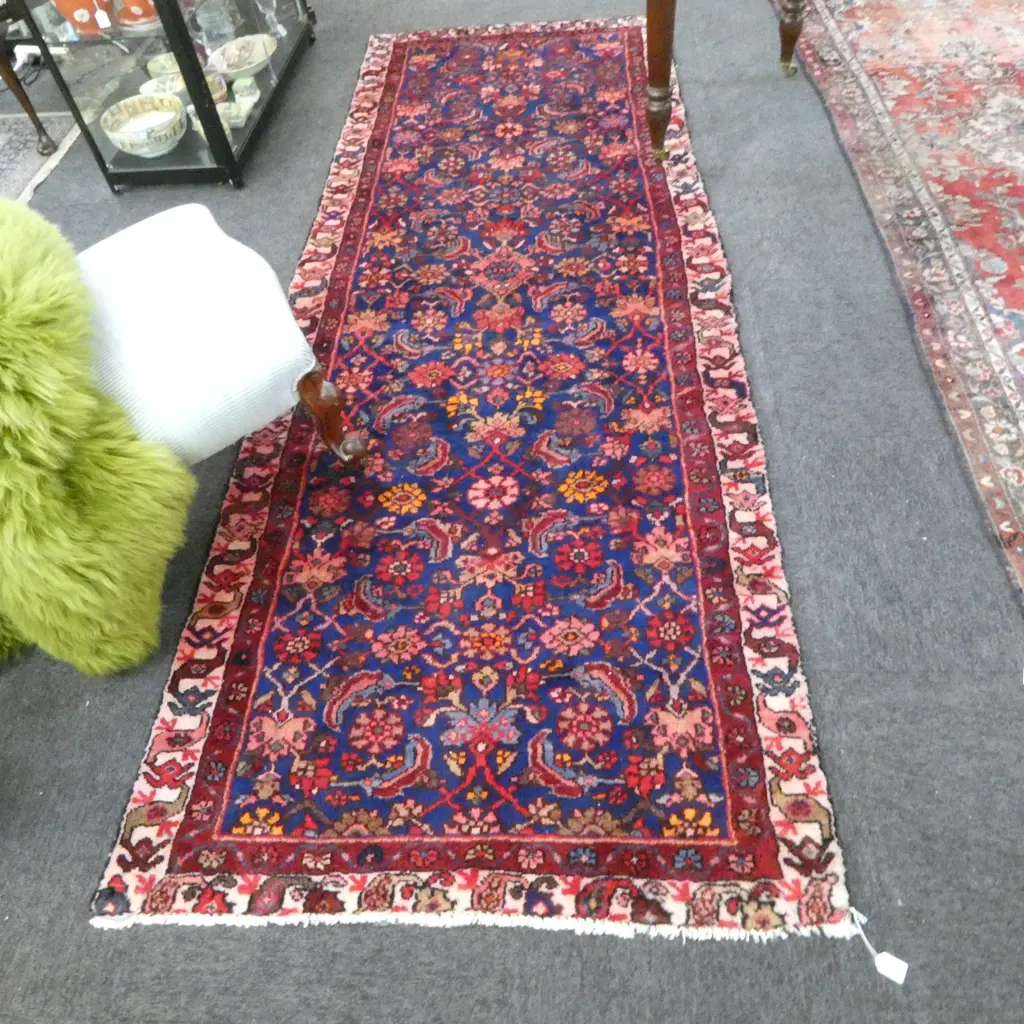 VINTAGE PERSIAN HAMADAN RUNNER, 1040 x 2850mm Image 1++