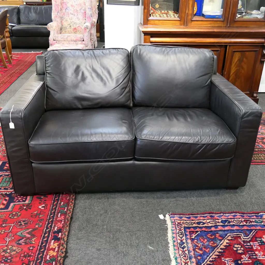 FREEDOM LEATHER SOFA 1490x900x850mm Image 1++