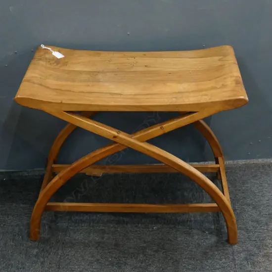 WOODEN SIDE TABLE 600x345x495mm