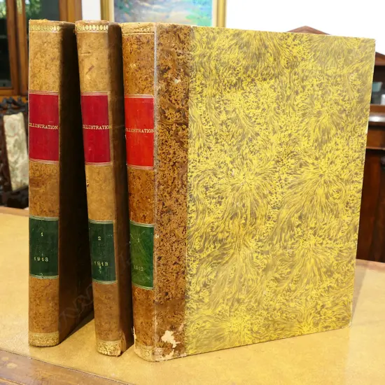 3 VOLS L'ILLUSTRATION 1913-14