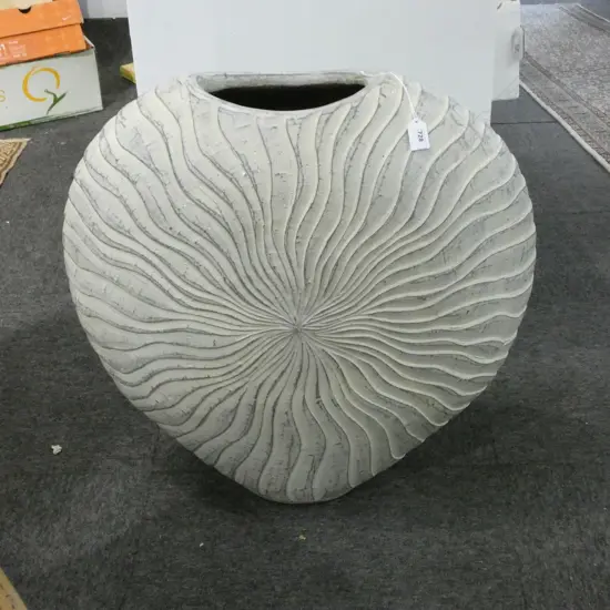LG TERRACOTTA POT, WHITE FINISH .600x200x600mm
