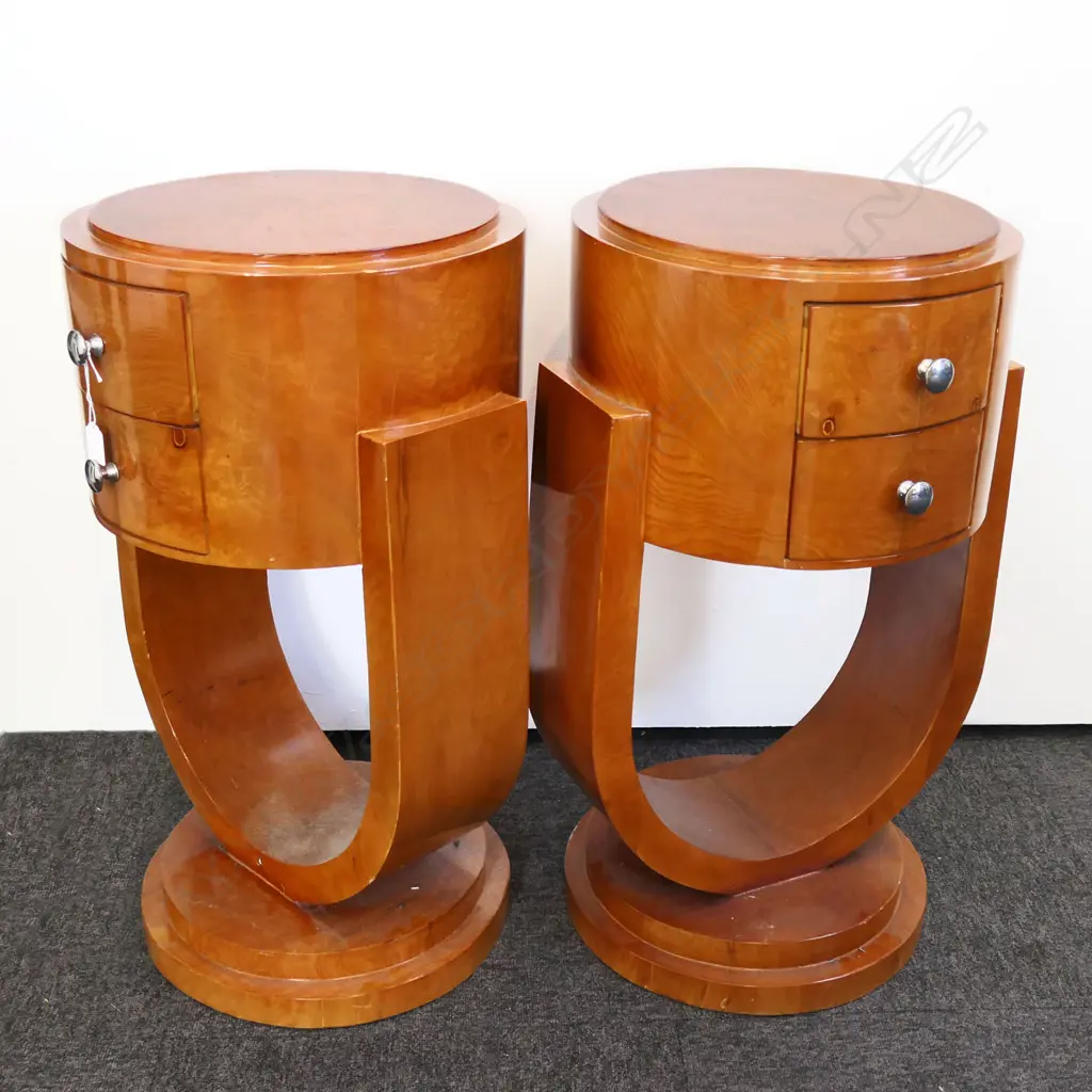 PR DECO STYLE BEDSIDE CABINETS H.765mm, 405mm dia Image 1++