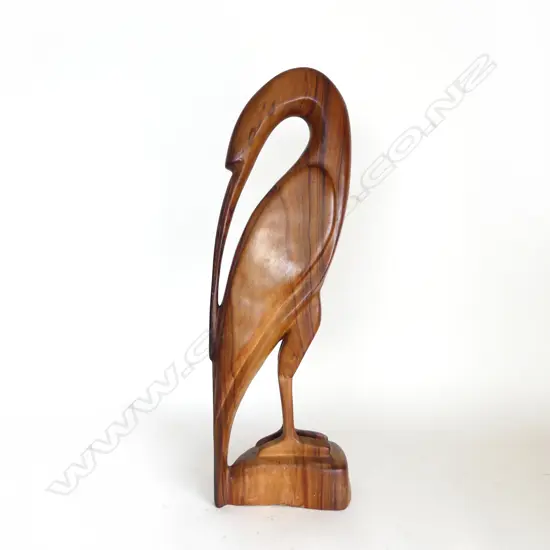 LGE TRIBAL HARDWOOD BIRD SCULPTURE H.540mm