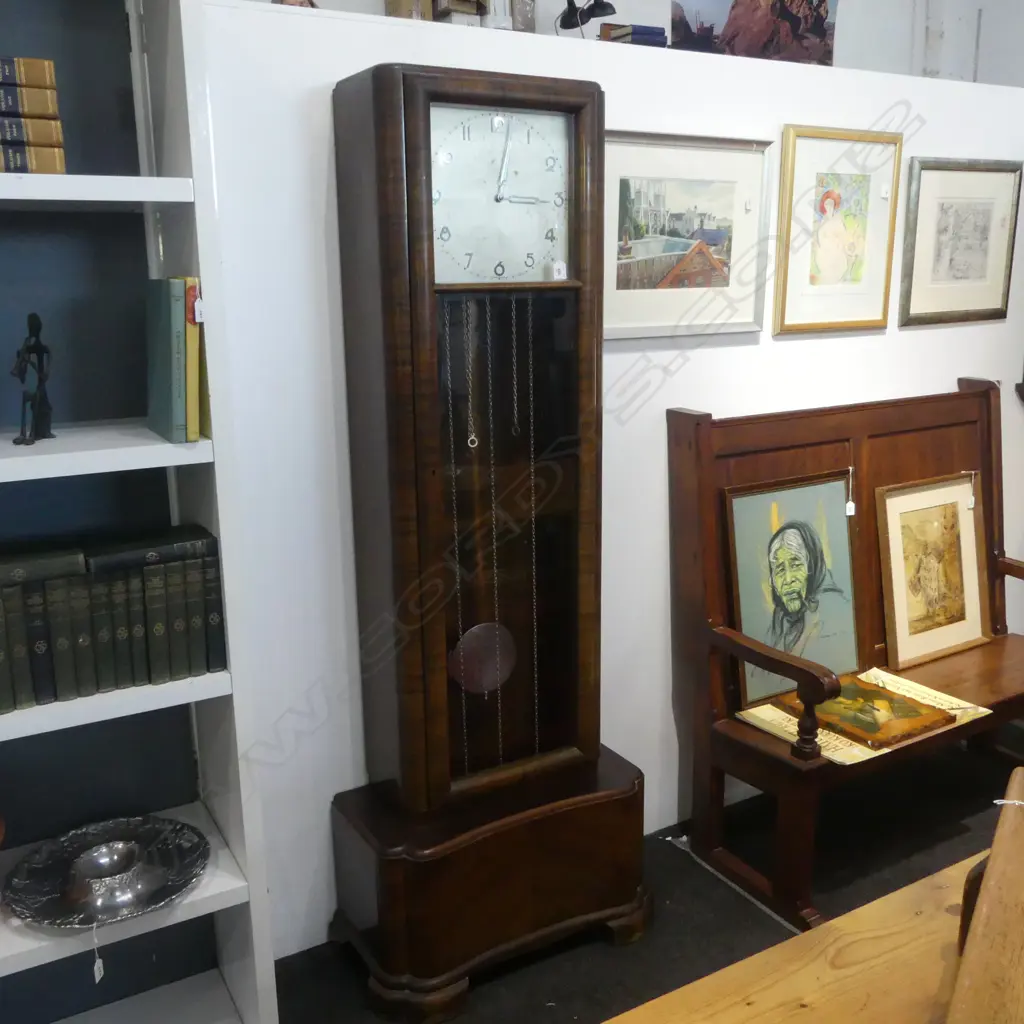 GERMAN GRANDFATHER CLOCK H.1880mm BORER Image 1++