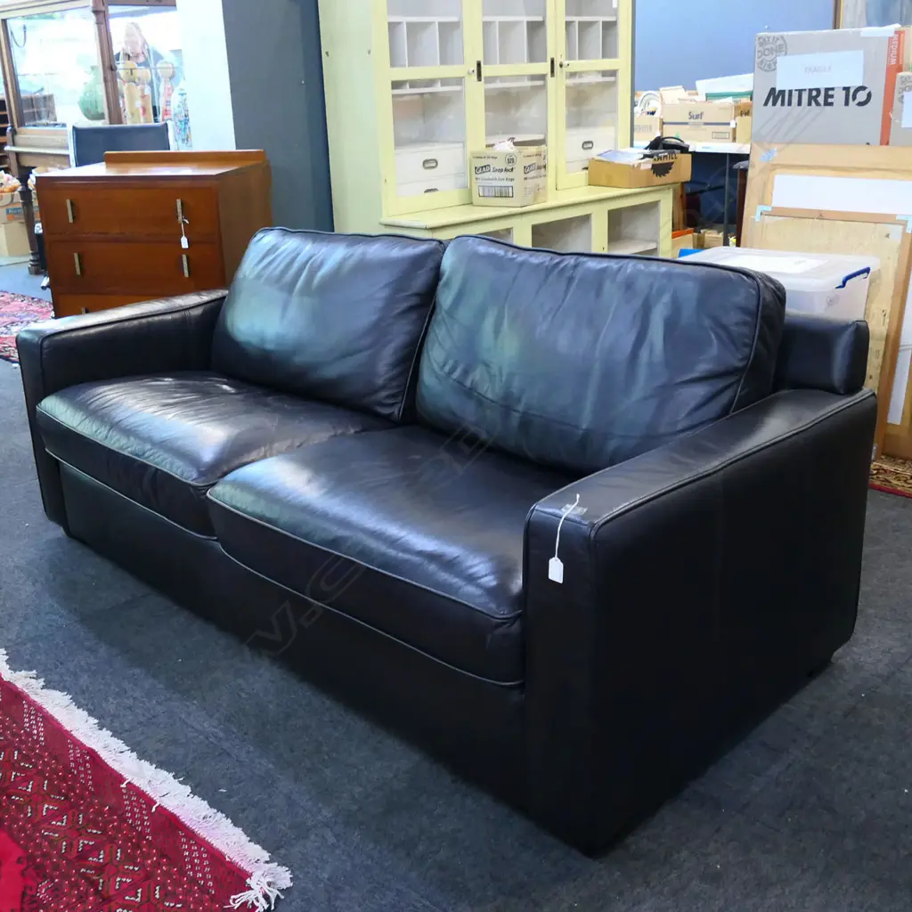 FREEDOM LEATHER SOFA 1950x900x850mm Image 1++