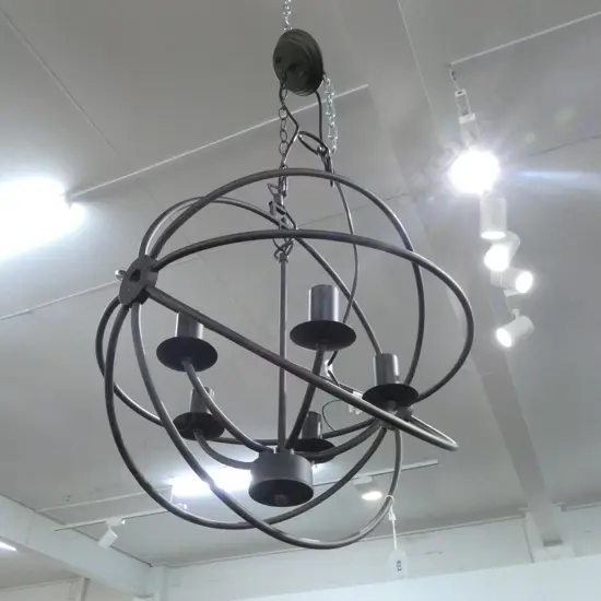 RUSTIC ORB CHANDELIER 465mm dia