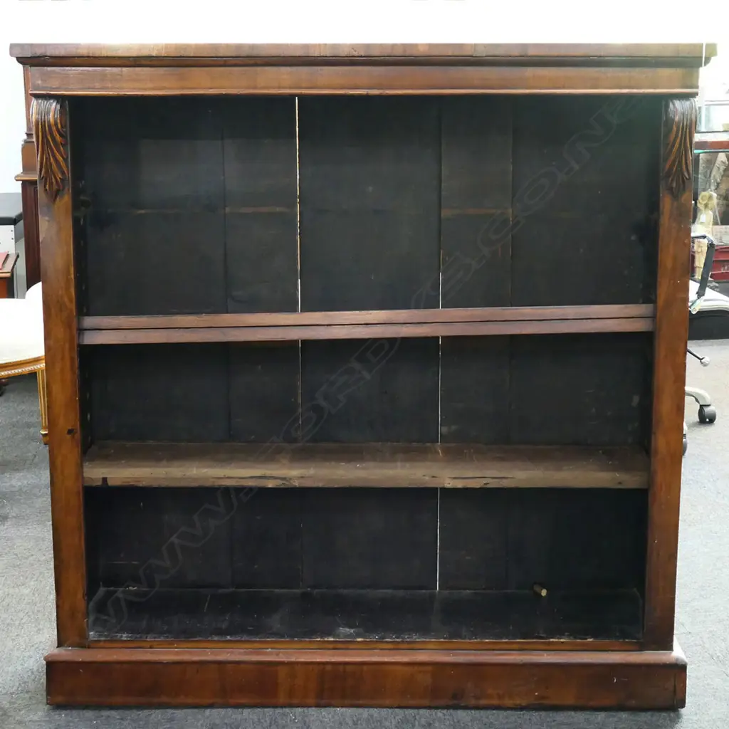 VICTORIAN MAHOGANY BOOKSHELF 1160x270x1150mm Image 1++