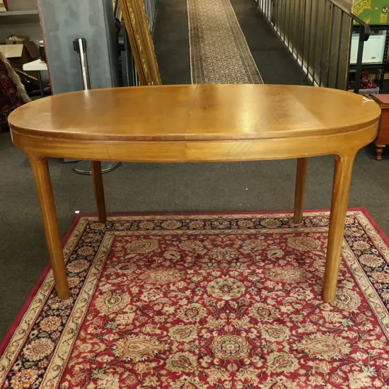 RETRO / MID CENTURY EXTENDABLE DINING TABLE 1520x990x745mm internal leaf can add W.530mm