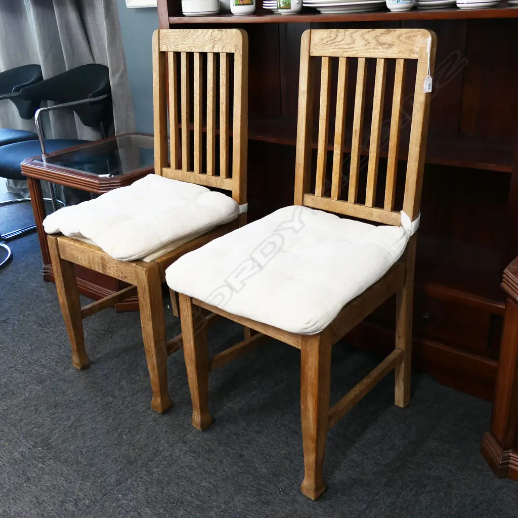 PR OAK DINING CHAIRS Image 1++