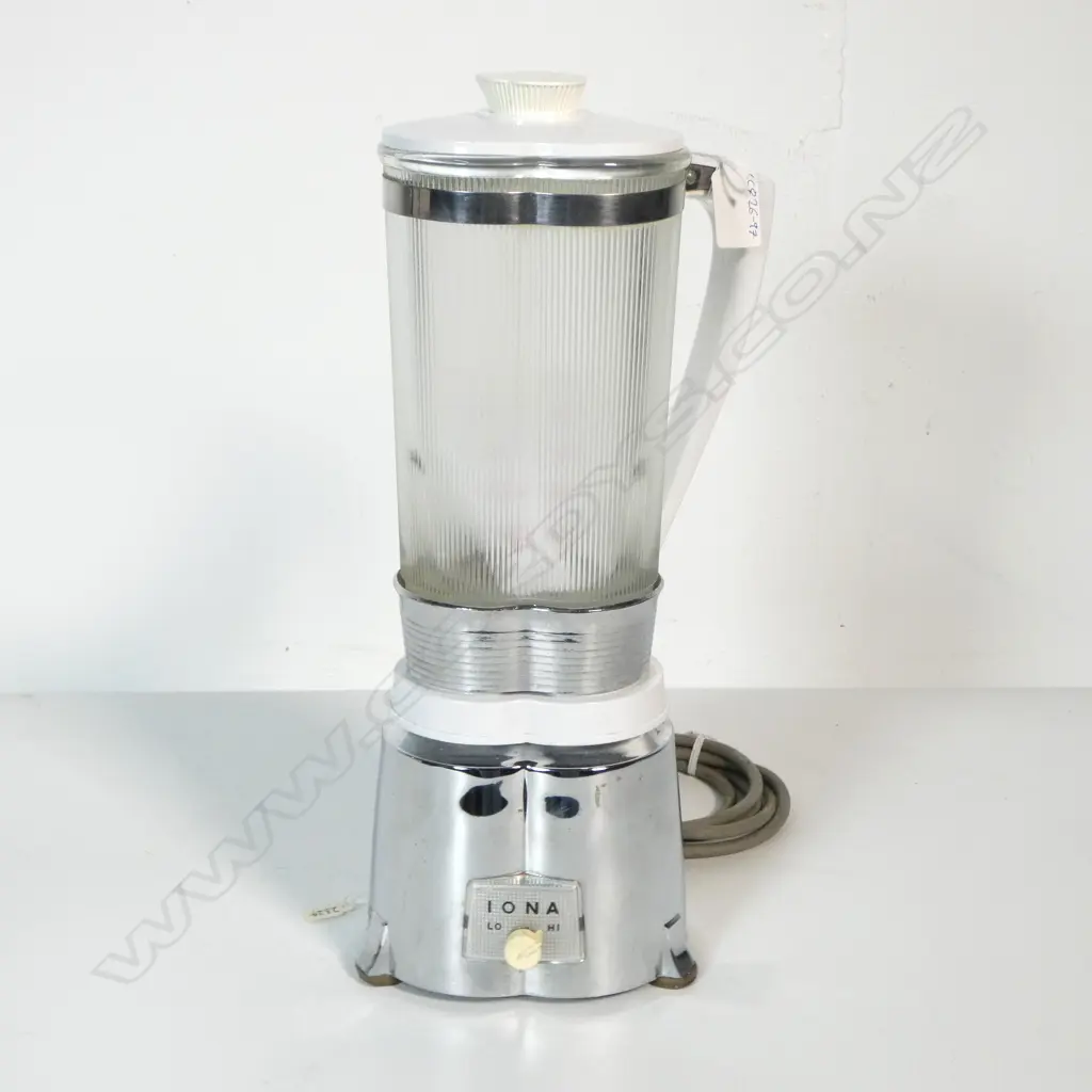 (2324) VINTAGE METAL GLASS & PLASTIC SHAPED 'IONA' MIXER H.378mm Image 1++
