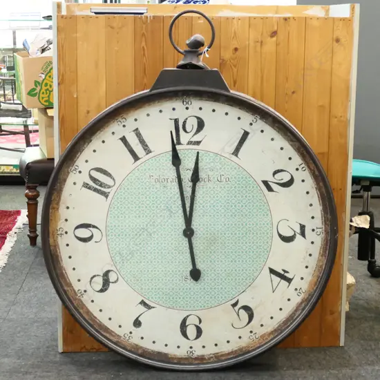 LG DECORATIVE WALL CLOCK 910mm dia TOP AF