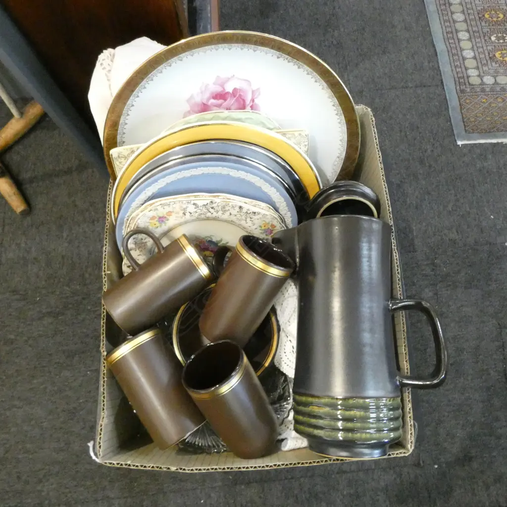 ASST. PLATES, PURBECK COFFEE SET Image 1++
