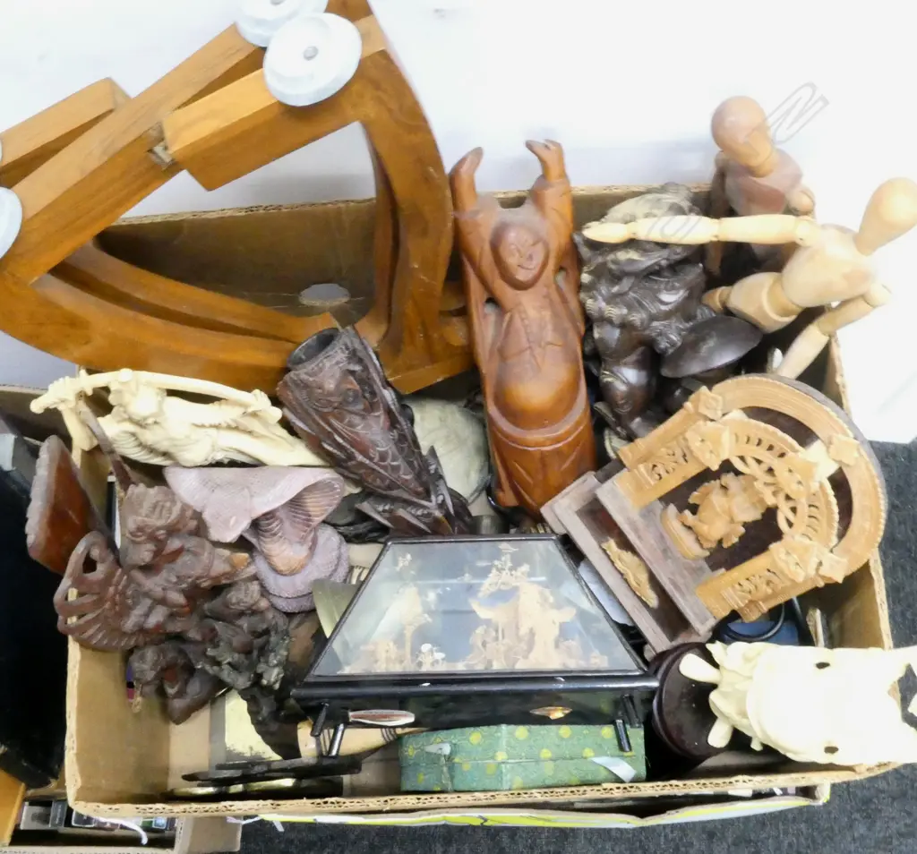ORIENTAL WOOD CARVINGS ETC Image 1++