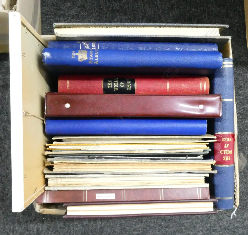 ASST. STAMP ALBUMS Image 1++