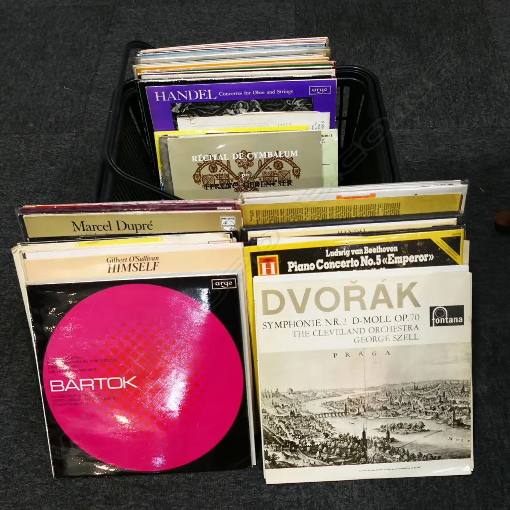 BOX VINTAGE CLASSICAL LP RECORDS Image 1++
