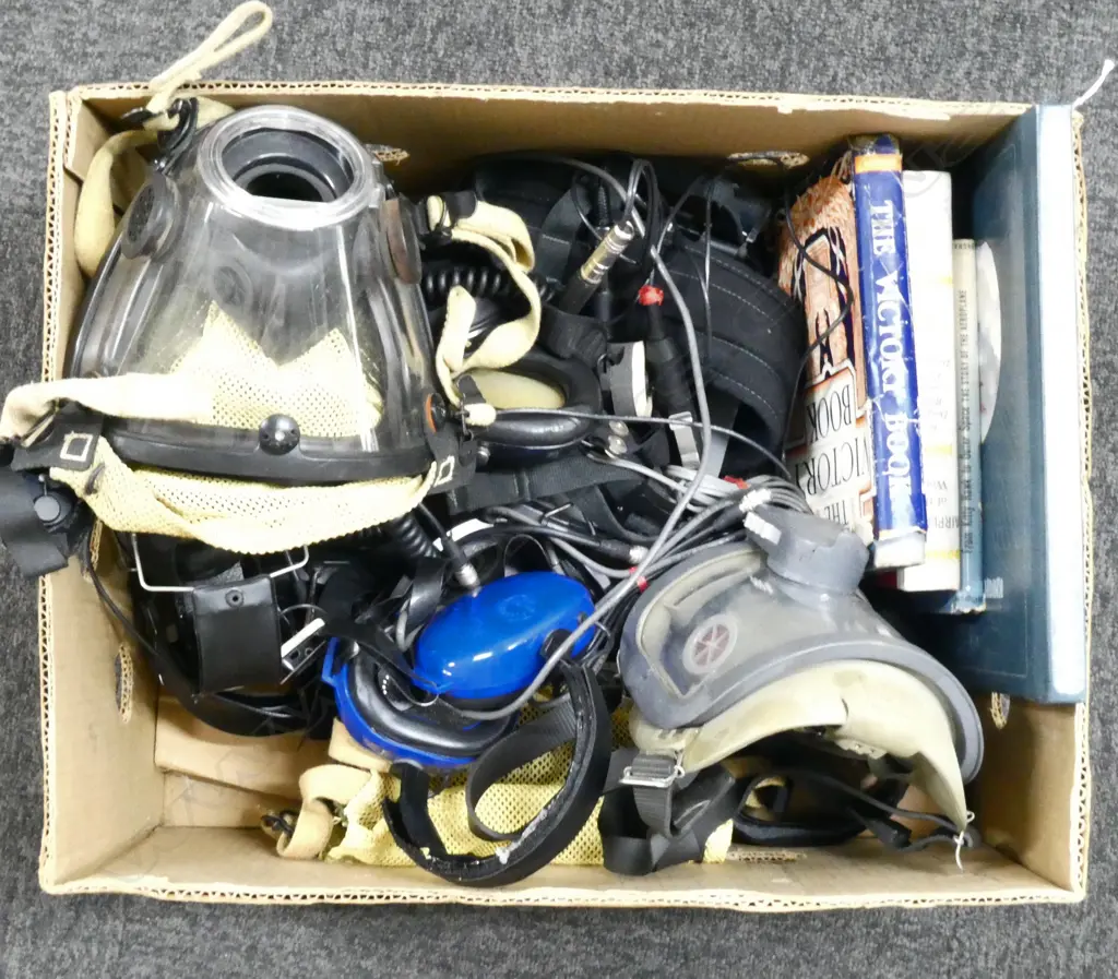 ASST. FLIGHT MASKS, AEROPLANE BOOKS ETC Image 1++