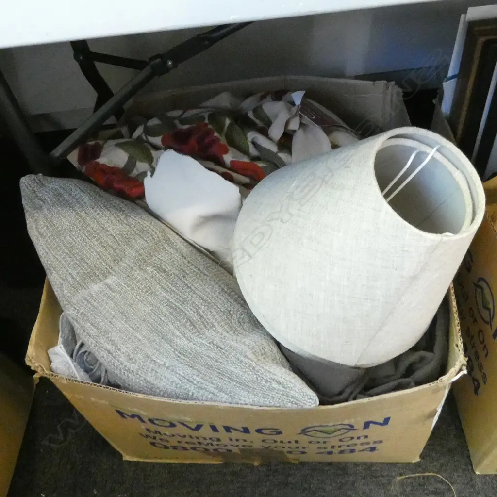 ASST. FABRICS; CREWEL, LEATHER ETC Image 1++