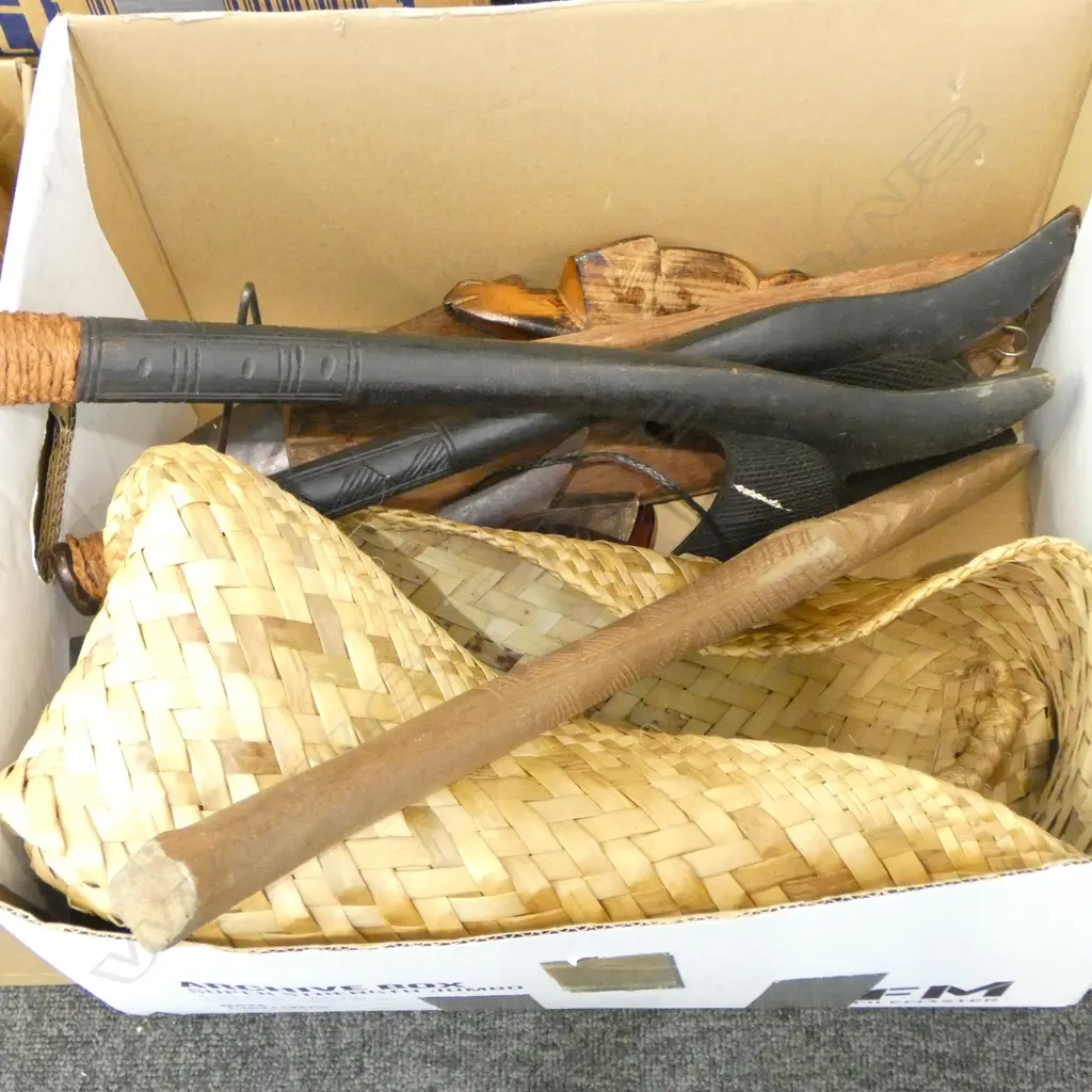 ASST. CARVED WOODEN TRIBAL PCES ETC Image 1++