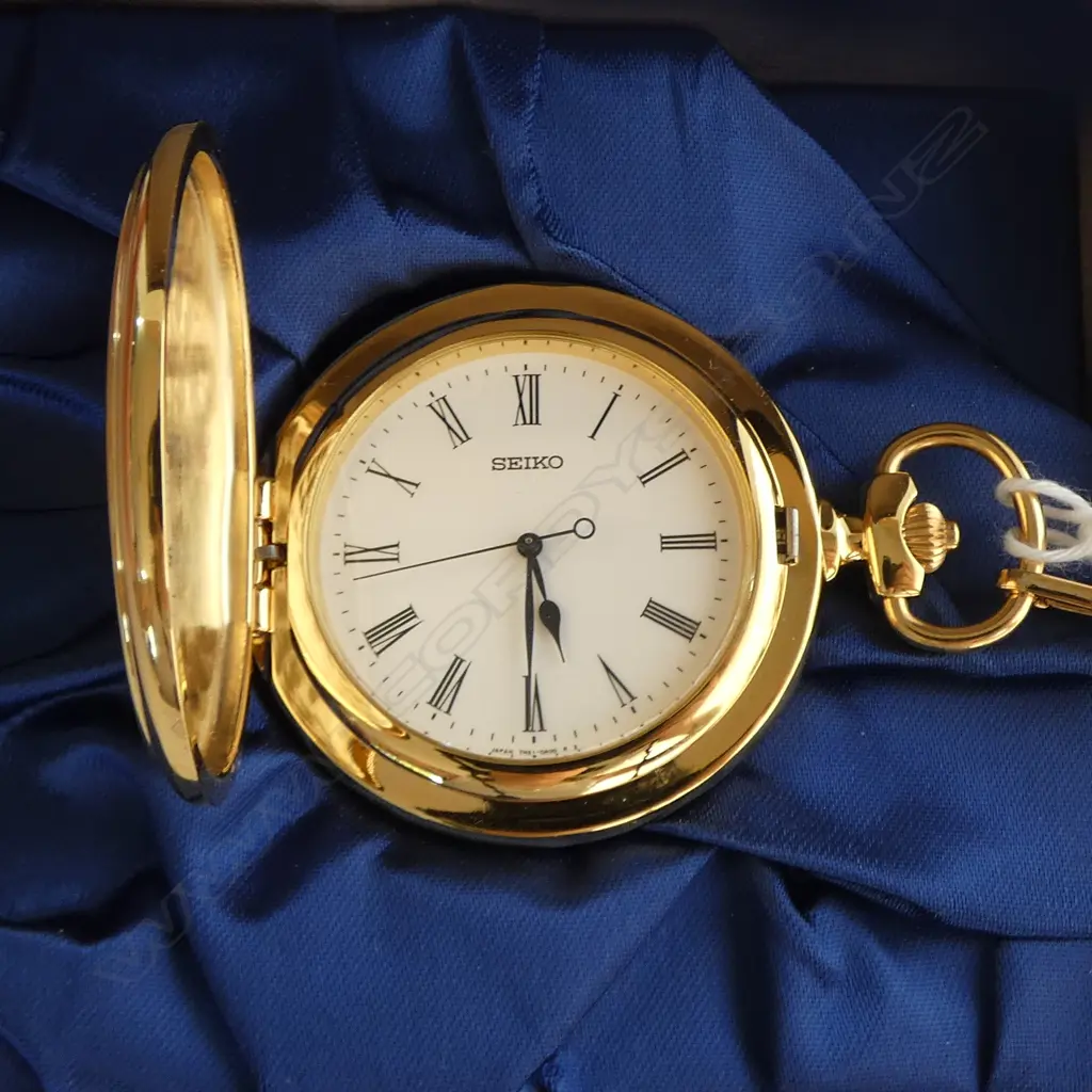 SEIKO GP POCKET WATCH, BOXED Image 1++