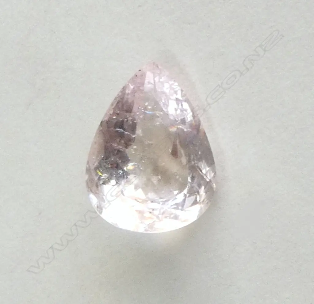 UNSET STONE  9.43CT PEAR CUT MORGANITE Image 1++