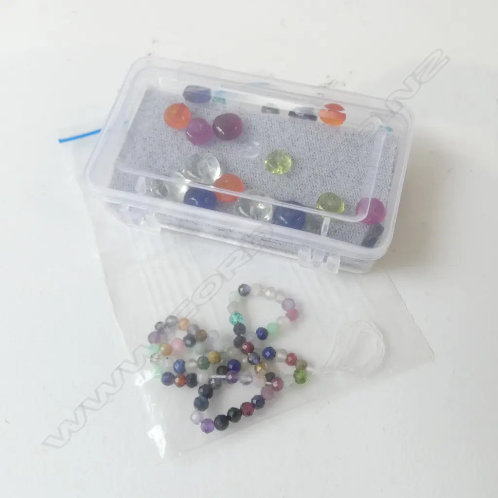 ASST. SEMI PRECIOUS BEADS various sizes Image 1++