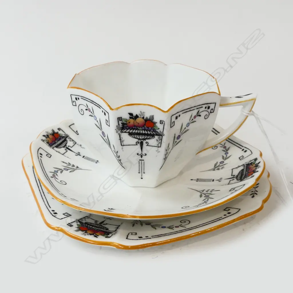 VINTAGE SHELLEY ART DECO TRIO #11566 Image 1++