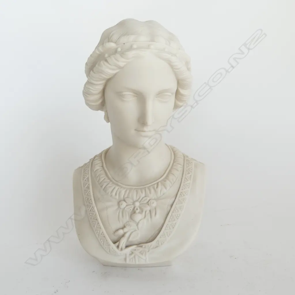 VICTORIAN COPELAND SPODE PARIAN BUST 'VIOLA' H.220mm Image 1++