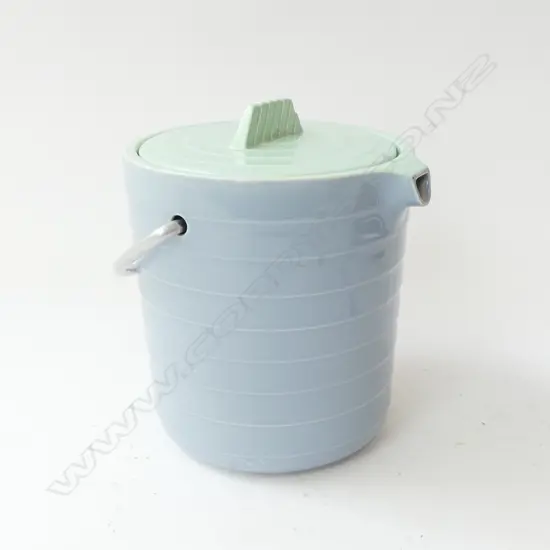 ART DECO ‘THE SIMPSONS’ ICE BUCKET STOKE ON TRENT RD.1919, H.160MM D.150MM