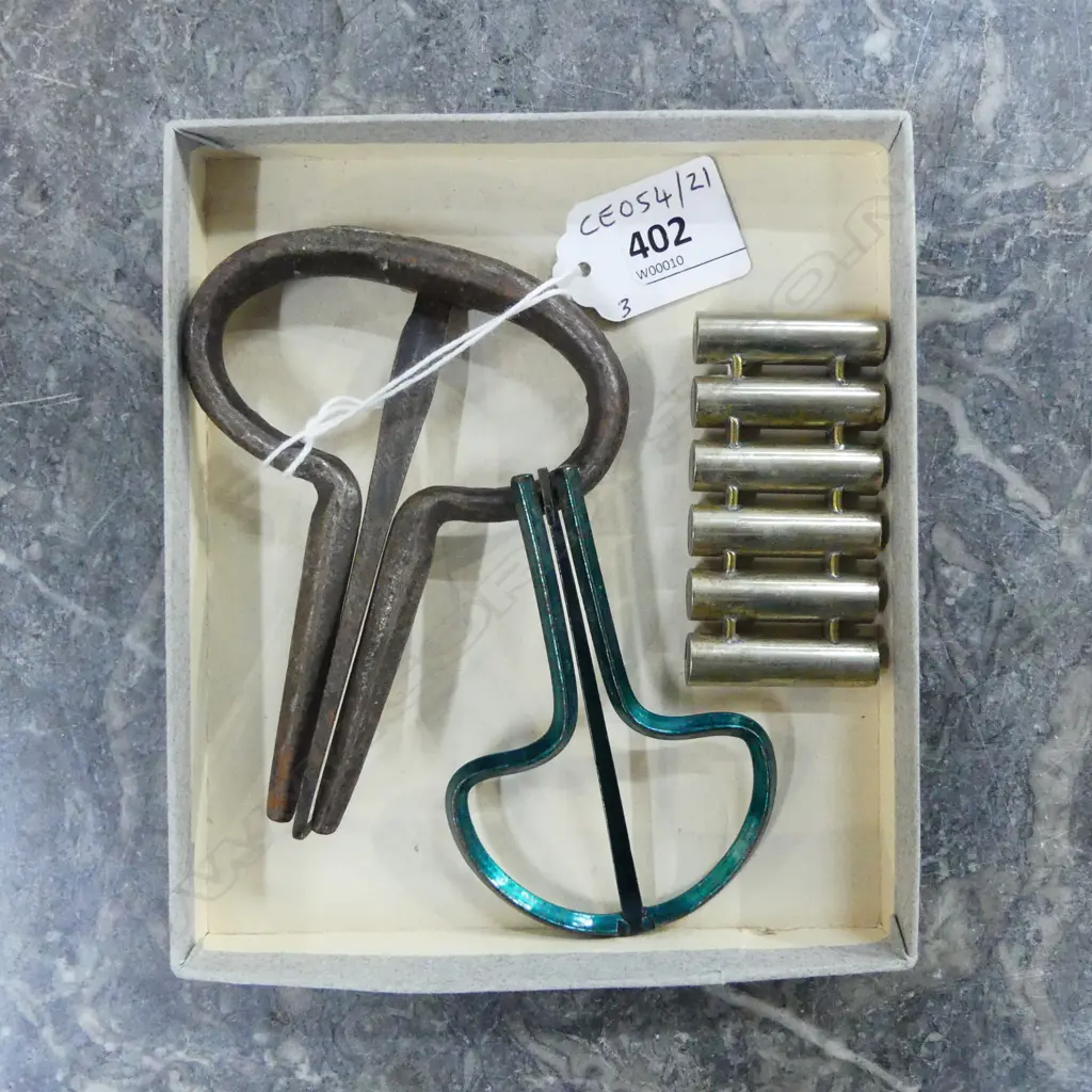 TWO JEW’S HARP & MUSIC TUNER ONE MADE IN AUSTRIA, L.70MM-110MM Image 1++