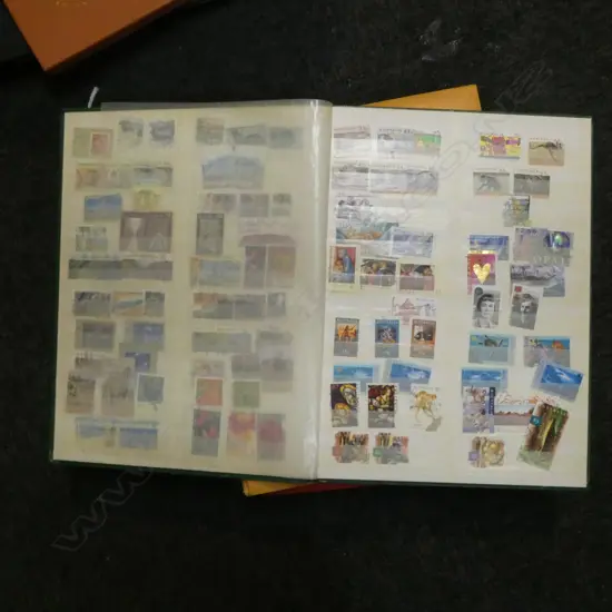 5 WORLD STAMP ALBUMS